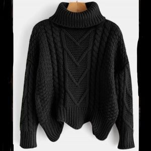 Zaful Black Sweater - Fits US Size 2-6